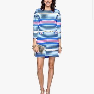 Lilly Pulitzer Lena Tiki striped Lapis dress